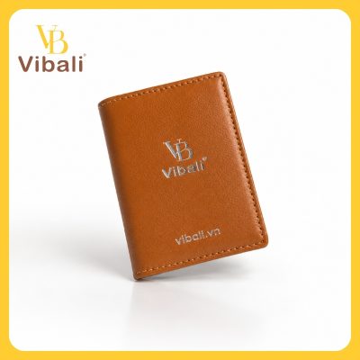 Ví da đựng name card màu bò
