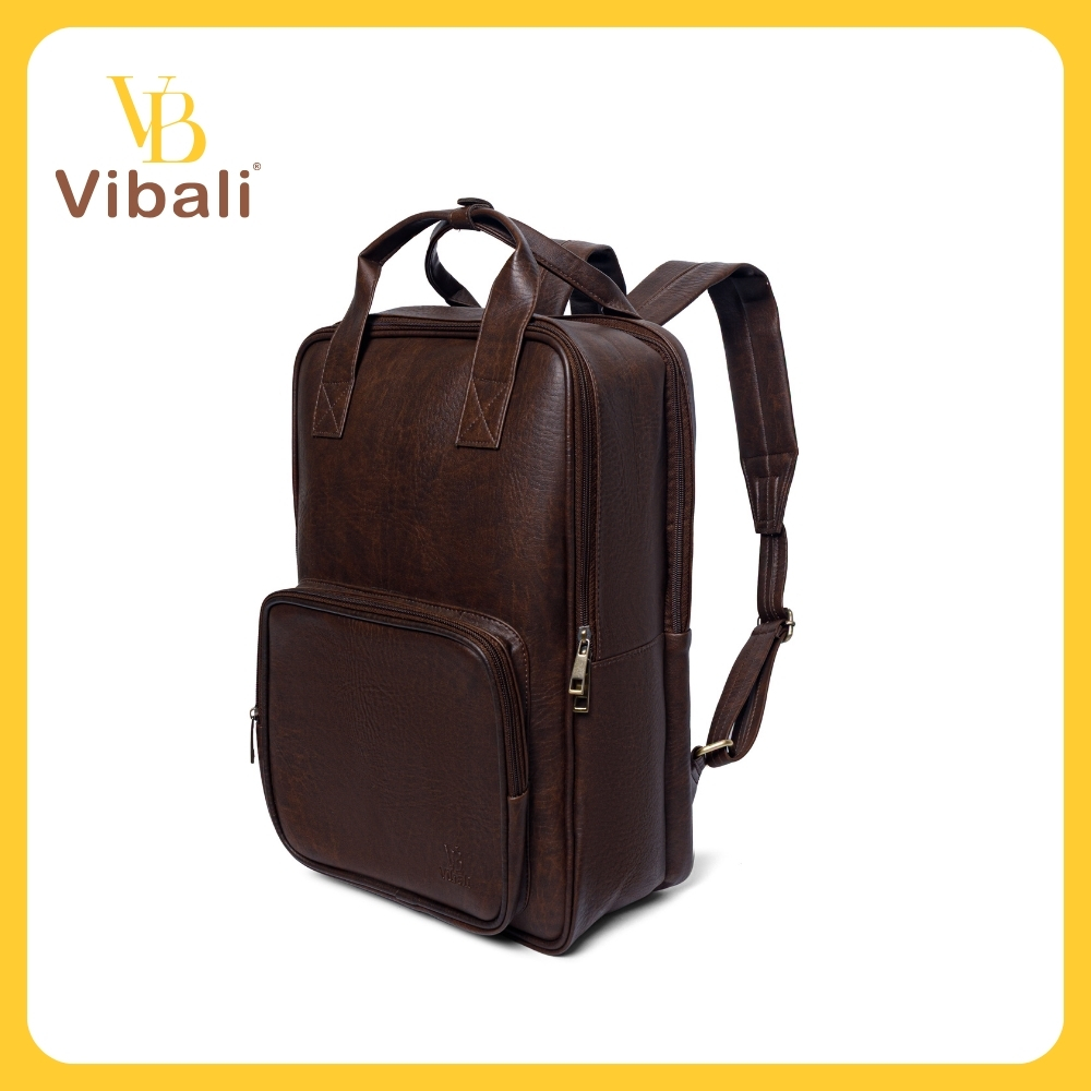 góc nghiêng balo da VBBD15 công sở