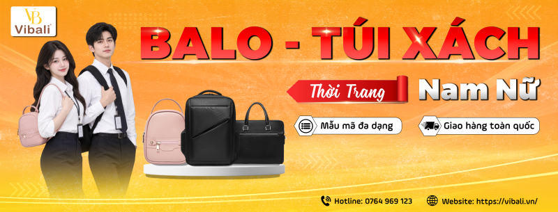 Balo túi xách thời trang nam nữ Vibali