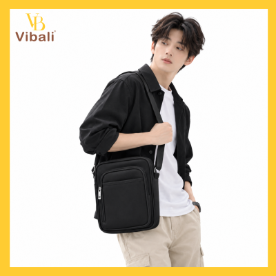 Túi Đeo Chéo Nam VBT040 Nhỏ Gọn, Đa Ngăn | Vibali